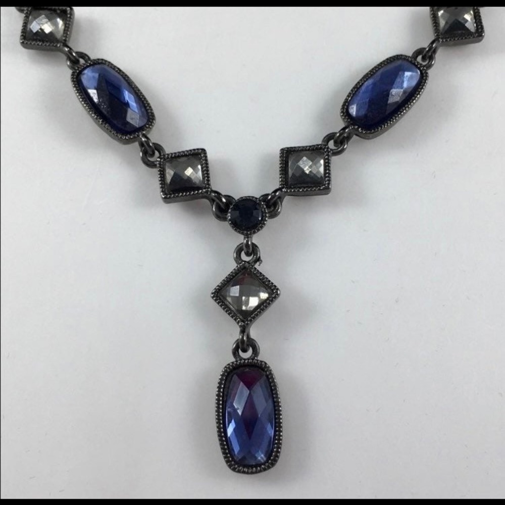 NINA RICCI Crystal Art Deco Necklace